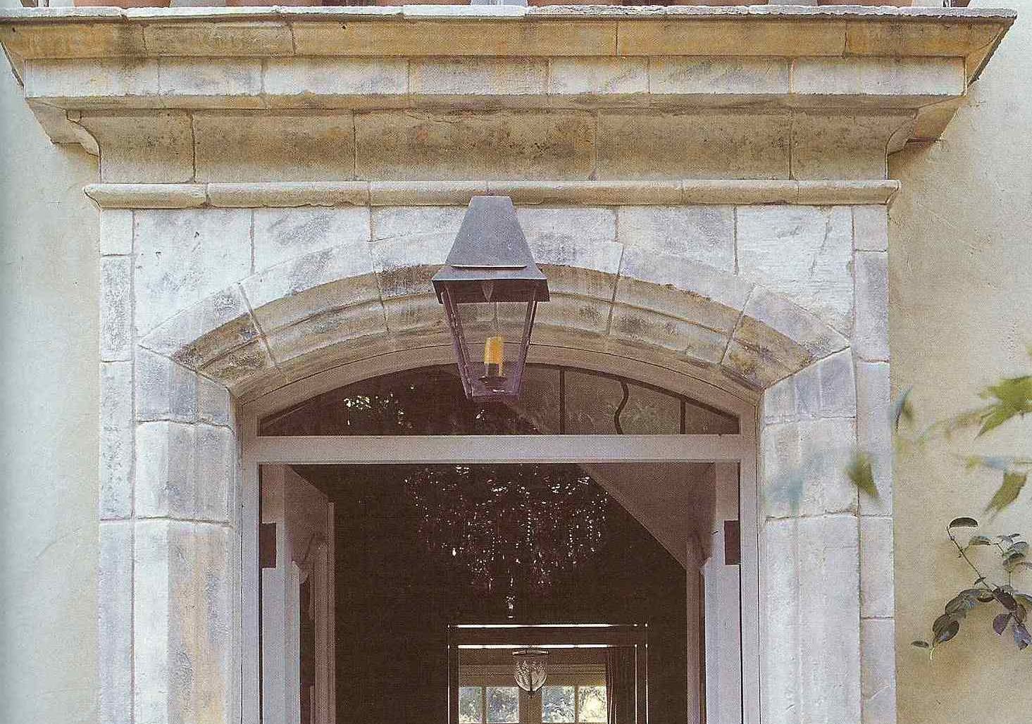 Custom Doorsurround in Antique Limestone Block